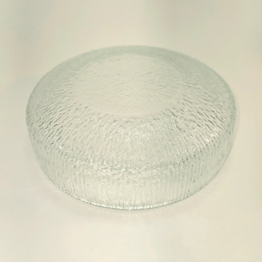 Indiana Glass Crystal Bowl Ice Pattern 7